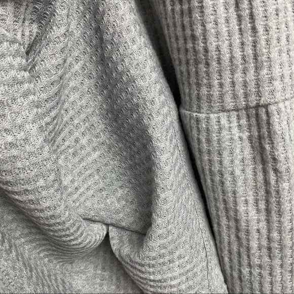 Art Class casual soft gray dress, waffle texture - Picture 9 of 10